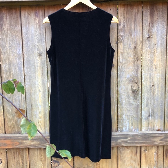 Ronni Nicole Black Suede Dress - Picture 3 of 6